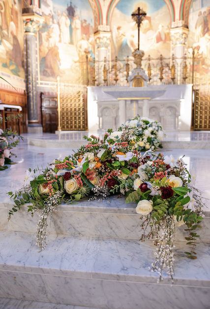 Dessus de Cercueil à Paris 14e - Fleurs d'Auteuil