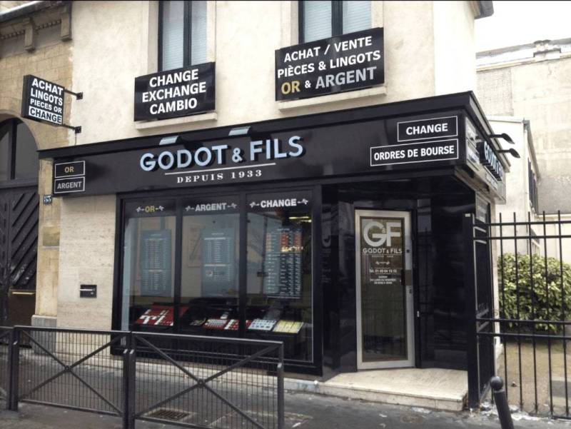 Achat Vente Or et Argent Paris 16 Godot & Fils
