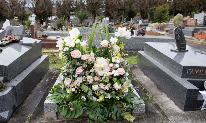 Devants de Tombe Fleuris à Issy-les-Moulineaux par Fleurs d'Auteuil