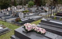 Notre zone d'activité pour ce service Réalisation de couronnes de fleurs en forme de coeur pour enterrement