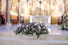 Notre zone d'activité pour ce service Prix d'un devant de tombe en fleurs naturelles pour un enterrement 