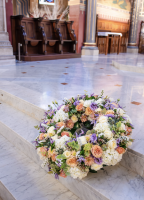 Notre zone d'activité pour ce service Livraison de dessus de cercueil en fleurs blanches pour crémation